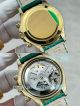 Swiss Replica Rolex Beach Daytona Green Roman Dial Leather Strap Watch (7)_th.jpg